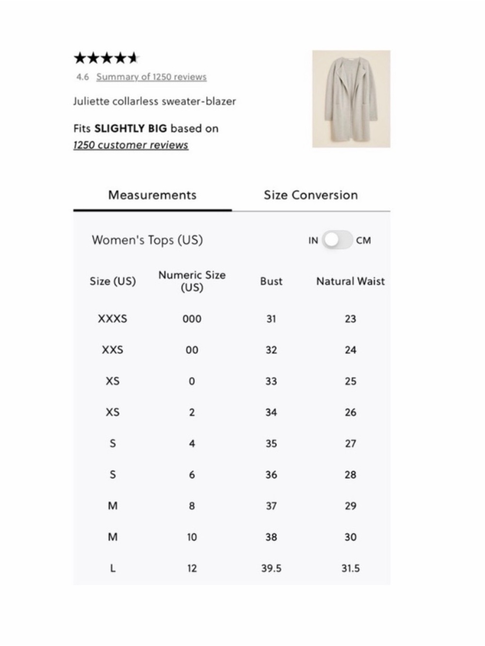 J.Crew Juliette Collarless Sweater Blazer Long Cardigan in Camel - Picture 4 of 7